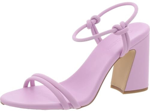 Steve Madden Harrlow, Sandali con Tacco Donna, Pelle Lilla, 40 EU