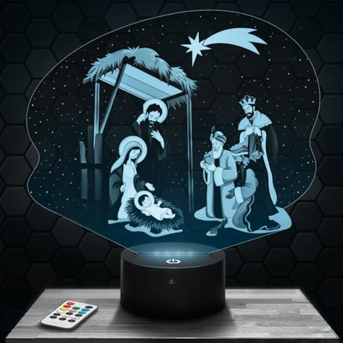 Nachttischlampe Jesus Christus Religion deko Katholisch Christlich Religion. Geschenkidee Mann Frau objekt Jesus Christus Religion Nachtlicht Erwachsene deko Zimmer. Weihnachten TOP