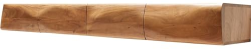 DELIFE TV-Board New Live-Edge Akazie Natur 175 cm 4 Türen schwebend Lowboard