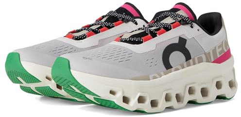 On Cloudmonster Damen-Sneaker, Silber/Elfenbein, 41 EU