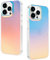 DEVASO For iPhone 13 Pro Case, Iridescent Fluorescent Phone Case, Anti-Fingerprint with Scratch Protective Case for Women and Girls