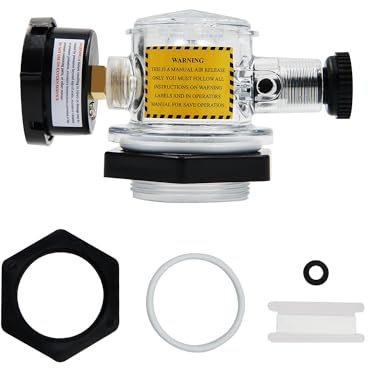 273564Z 273564 Manuelles Luftentlastungsventil, passend für Pentair für Triton II, Triton C, TR100C und TR140C Pool Spa Sandfilter, Luftentlastungsventil inklusive Kontermutter Luftentlastungsventil