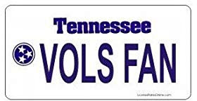 Placa personalizada Tennessee Plate Tn1 de 6 x 12 pulgadas