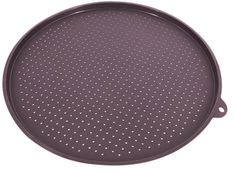 Teglia per pizza ventilata, teglia da forno per pizza ad alta temperatura, fodere in silicone flessibile | Teglia perforata per pizza da 35 cm, antiaderente per pizza al forno, pancake, torte, toast,