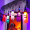 Halloween Dekorationen Hexenhut beleuchtet, Zauberhut zum Aufhängen mit LED-Beleuchtung 5er Set für den Außenbereich, Garten, Innenbereich, Zuhause, Zimmer, Klassenzimmer, Geburtstagsparty