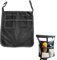 CPJJ 1 Stück Kinderwagen Organizer,buggy tasche organize,Große Schwarze Doppelnetztasche mit Zusatztasche - Praktische Aufbewahrung für Babyutensilien