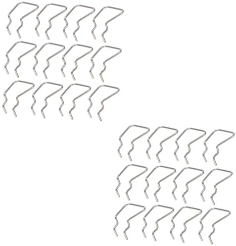 SOLUSTRE 24stücke Teiliges Haken Edelstahl Für Lochwände Zur Anzeige Von Werkzeugen Zubehör Und Mehr Für Garage Werkstatt Und Küche Robust Und Platzsparend