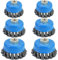 6 Pezzo Spazzola Metallica Smerigliatrice, M14 Spazzola Smerigliatrice, 65mm 75mm 100mm Set di Spazzole Metalliche in Acciaio per Trapano, per Rimozione Ruggine e Vernice