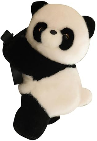 Roter Panda-Plüsch-Rucksack, Roter Panda-Plüsch-Rucksack – Plüsch-Umhängetasche | Riemen, Stofftier, Reisehandtasche, Umhängetasche für Tierliebhaber