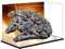 Acryl-Vitrine für Lego 75192 Ultimate Millennium Falcon Bauset, transparente Vitrine, staubdichte Vitrine, kompatibel mit Lego 75192 (nur Vitrine) (Hintergrund)