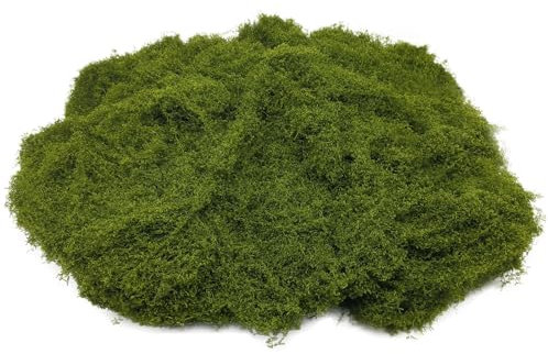 UILYNIU 150g Mousse Artificielle, Mousse Florale, Mousse Décorative, Fausse Plante Mousse pour Murs Végétaux Décorations de Plantes en Pot Décorations de Noël Pâques (Vert Foncé)