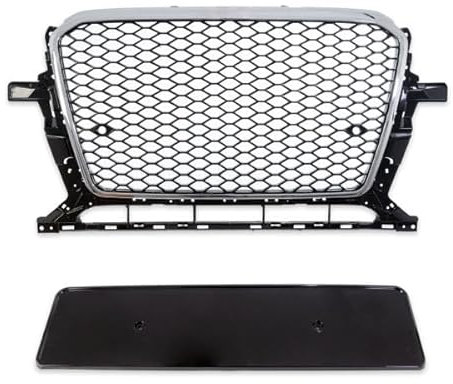 Kühlergrill Wabengrill Sport Chrom Schwarz passt für Audi Q5 8R ab 2012-2017