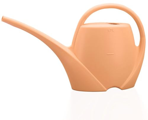 Annaffiatoio Piccolo per Piante 1,7 L - Innaffiatoio Becco Lungo in Plastica - per Interni, Pesca