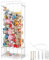 KORIMEFA Stuffed Animal Storage Zoo Iron, Large Plush Toy Organizer for Kids Room, Nursery & Playroom, Stable Display Cage, Toy Shelf, 145x55x34cm