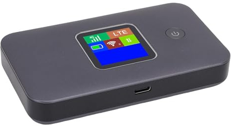 SENECESLI 4G Mobile WiFi Router, Cellular Gateway 4G LTE Router, 2.4G 5.8G Dual Band 300Mbps WiFi 6 Support 10 Devices LCD Display Portable Hotspot for Travel Camping