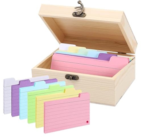 Karteikarten Box A6 mit 150 Karteikarten
