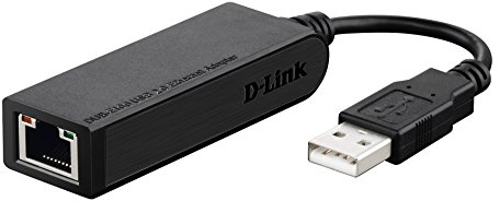 D-link DUB-E100 Adaptador y Tarjeta de Red - Accesorio de Red (Alámbrico, USB, Ethernet, 100 Mbit/s, 10/100, 10/100BaseT(X)) Negro