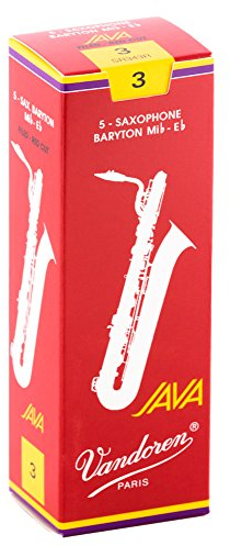 Vandoren Blatt Bariton Saxophon Java Filed Red Stärke: 3