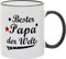 Tasse Bester Papa der Welt Vintage Style - Geschenk - Vater - Vatertag