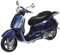 Maisto 3131bl Vespa Gran Turismo 2003, Maßstab 1:18