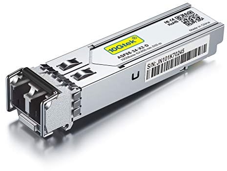 1G SFP SX Multimode Mini Gbic Modul, 1000Base-SX LC Transceiver Kompatibel für Cisco GLC-SX-MMD/GLC-SX-MM, Meraki MA-SFP-1GB-SX, Mikrotik, Ubiquiti UniFi, Netgear, D-Link, Zyxel, Open Switch