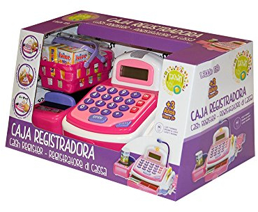 Tachan 74014263 Little Home Caisse enregistreuse Rose