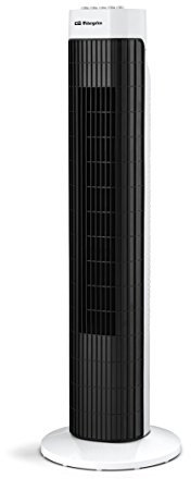Orbegozo TW 0750 – Ventilador de torre con temporizador, 3 velocidades de ventilación, movimiento oscilante y 45 W de potencia