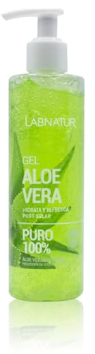 Aloe Vera Gel, 100% rein, biologisch und vegan, für Körper und Gesicht, spendet Feuchtigkeit, regeneriert, Narben, beruhigt, erfrischt die Haut, Aftersun, Haarentfernung, Rasur, schnelle Absorption,