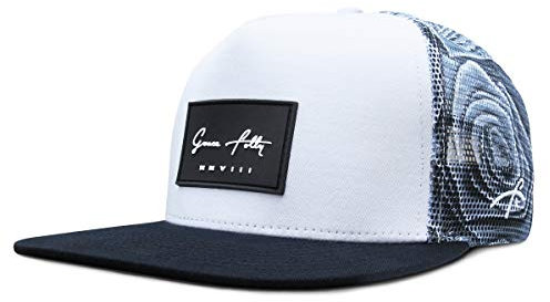Grace Folly Trucker Hat for Men & Women. Snapback Mesh Caps (One Size, Rose- Grey)