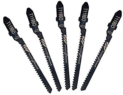 MASO - 5 lame per seghetto alternativo T119BO con codolo a T, universali, per tagliare metallo, legno, PVC e altro ancora, compatibili con Bosch, Dewalt, Hitachi, Makita, Festool ecc