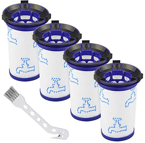 Lot de 4 Filtre de remplacement pour aspirateur Rowenta Air Force 360 RH9037 RH9038 RH9039 RH9051WO RH9057WO RH9086WO Alternative pour ZR009001