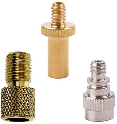 P4B | 3er Set - Fahrrad Ventil Adapter | Von AV und DV, von DV auf AV, von SV auf DV | Ventiladapter