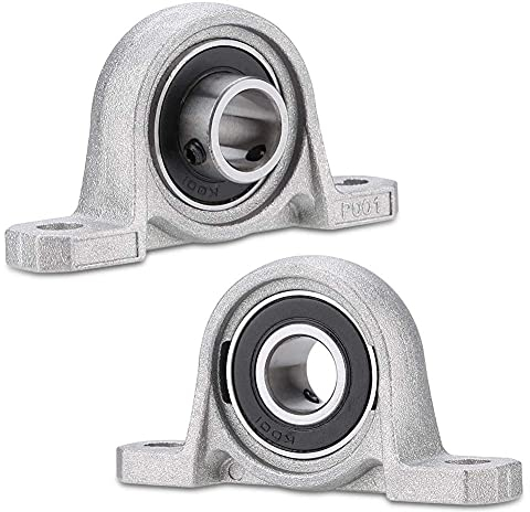 VBESTLIFE Kugellager-Stehlager mit Bohrungsdurchmesser, KP001 12-mm-Stehlager Lagerflanschbohrung Automatische Selbsteinstellung der mittig montierten Halterung
