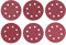 Maotrade 60 Stück Schleifpapier 125mm Klett 40 60 80 120 180 240 Körnung Exzenterschleifer Schleifscheiben Set 8 loch Rund Schleifpads für Holz Metall