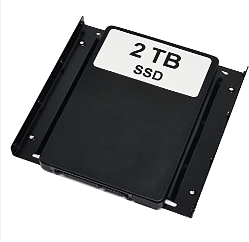 dekoelektropunktde 2TB SSD Festplatte passend für ASUS Prime X570-P Mainboard, Alternatives Ersatzteil 2,5 Zoll SATA3