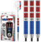 WINMAU Wildcats 26 Gramm Profi Wolfram Steeltip Dartpfeile Set mit Flights und Schäfte
