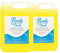 Blake & White Purely Smile Lemon Floor Gel 5L - Powerful Floor Cleaner Liquid for Tiles & Hard Surfaces - Removes Oil, Grease & Grime Deposits - Suitable for Linoleum, PVC & Sealed Wood (Pack of 2)