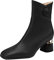 Stivali Donna Stivaletti Autunno E Inverno Moda Colore Solido Semplice Confortevole Punta Quadrata Tacco Spesso Cerniera Posteriore (39,G)