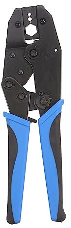 sourcing map Ratschen-Crimpzange zum Crimpen von RG8, RG11, RG174, RG179, RG213, 0,100 cm, 0,128 cm, 0,425 cm, HF-Koaxial-/Kommunikations-Steckverbinder