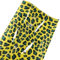 XHT 30x138cm Kunstleder, Glattes Leopardenmuster Kunstleder-Stoffbögen für Schleifen, Leder-Ohrringe zum Basteln, Taschen, dekorieren，DIY-Projekte. (Gelb)