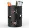 Mango Steam Stiftehalter aus Metall, Make-up-Pinsel-Organizer für Büro, Badezimmer, Schminktisch (schwarz, Katze)