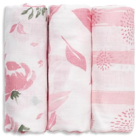 GLLQUEN BABY Muslin Squares Cloth for Baby 3pack 70cm x 70cm