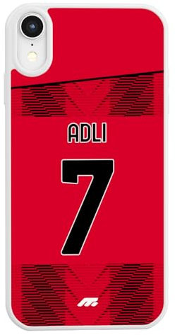 MYCASEFC Coque Football Yacine Adli Milan Xiaomi Mi 12. Housse de Football pour Smartphone pour Les Fans de Football - Idée Cadeau - Design de qualité supérieure.