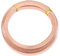 PATIKIL Flaches Kupferdraht, 2 Rollen 32 Gauge/0,2x8mm Durchmesser 6m/19,69ft Biegsamer Flacher Basteldraht für Schmuck DIY Herstellung Ohrring Perlen Gartenpflanzen, Kupfer