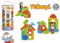 BLOKO | Blocs de Construction Avec Figurines T'choupi et Lalou Incluses | 100 Pièces | Kit Éducatif Créatif pour Enfants | Dès 12 Mois | Idée Cadeau | Fabriqué en Europe | 503740
