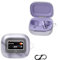 KZIOACSH Case for JBL Live Beam 3, Full Protective Flexible Shock-Absorbing Transperant TPU Headphone Case Lightweight Washable Anti-Lost Skin Earbuds Cover with Carabiner for JBL Live Beam 3,Clear