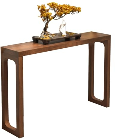 STCERY Konsolentisch, Schmaler Konsolentisch Holz, Flurtisch, Kleiner Ausstellungstisch, Eingangsbereich Deko Tisch, für Flur, Eingang, Büro, Korridor, einfache Montage(80cm/31.5in)