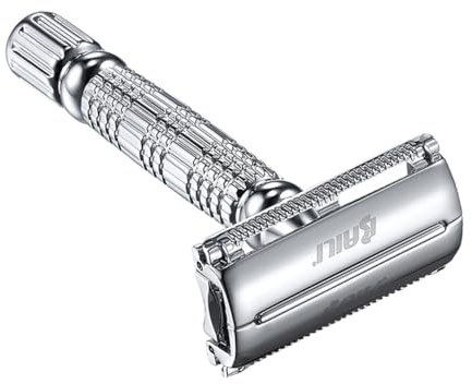 BELLIFFY Men Manual Rasiermesser Bart Rasierrasierer Double Edge Sicherheitsrasierer