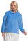 Suzy & Me Veste de lit en polaire super douce pour femme (BLEU BLEUET 52-54)