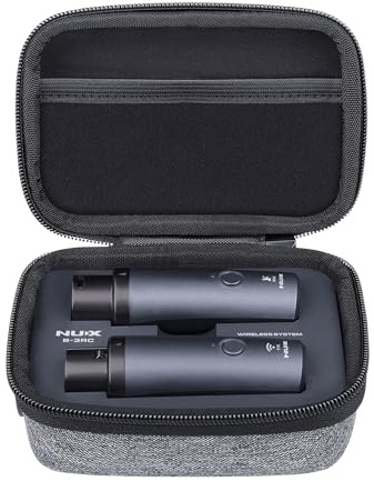 nux | B-3RC Rechargeable Wireless Microphone System with NDM-4 Dynamic Microphone Included | License-Free, Auto-Pairing, Rechargeable Case, for Professional Audio Performance